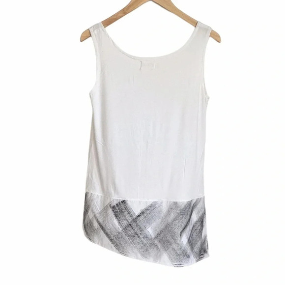 NRK by Anarkh white Tank Blouse 100% Organic Bamboo size Medium - Picture 2 of 7